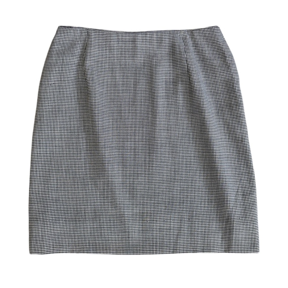 Ralph Lauren Houndstooth Wool Skirt